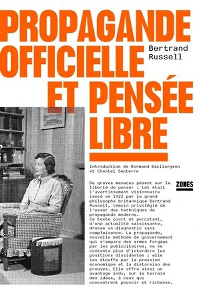 Propagande officielle et pensée libre