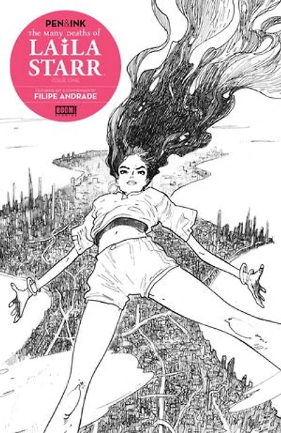 The Many Deaths of Laila Starr Pen & Ink #1