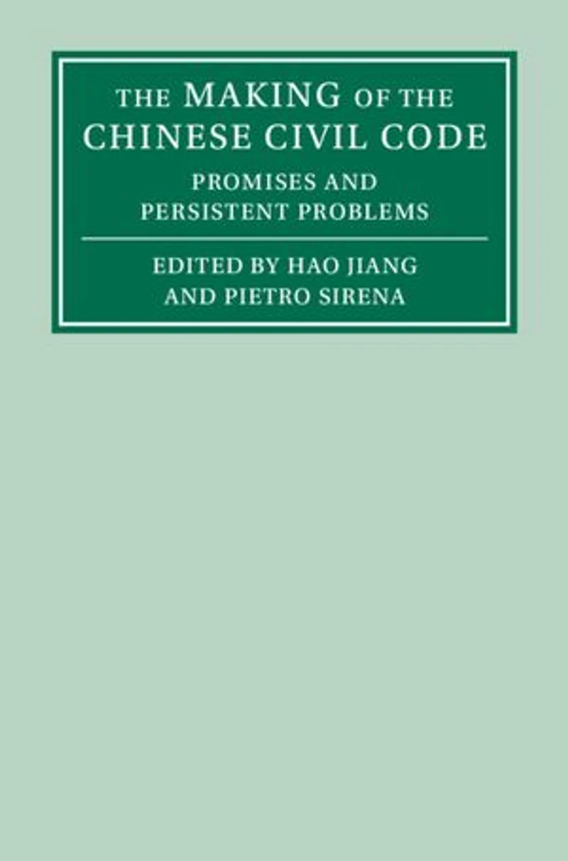 The Making of the Chinese Civil Code: Promises and Persistent Problems