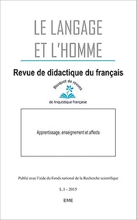 Apprentissage, enseignement et affects: 2015 - 50.1