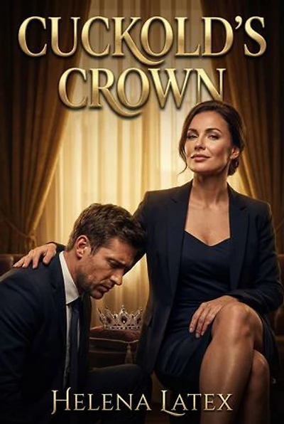 Cuckold's Crown: Femdom Queen's Adorned Humiliation
