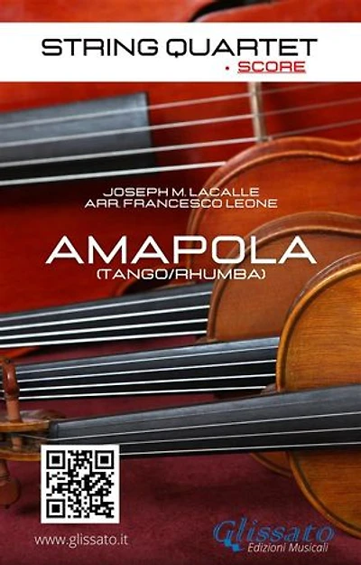 String Quartet: Amapola (score): tango/rhumba easy arrangement
