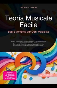 Teoria Musicale Facile: Basi e Armonia per Ogni Musicista: Impara a costruire accordi, riconoscere intervalli spiegati e padroneggiare scale e modi. Con esercizi di ear training e solfeggio a prima vista, comprenderai ritmo e metro e l'armonia funzionale.