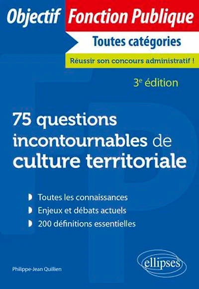 75 questions incontournables de culture territoriale