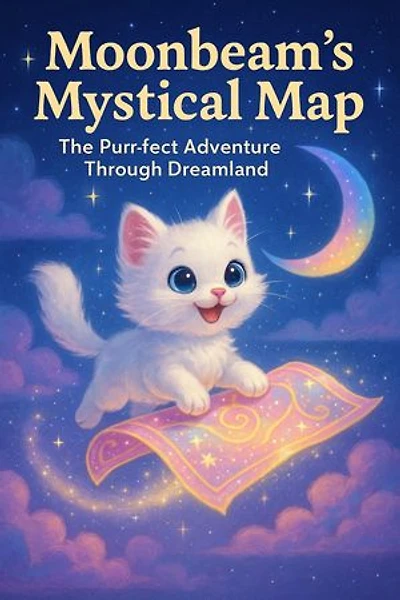 Moonbeam's Mystical Map: The Purr-fect Adventure Through Dreamland