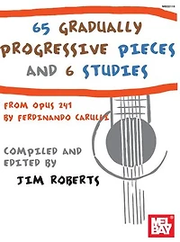 65 Gradually Progressive Pieces and 6 Studies: From Opus 241 by Fernando Carulli