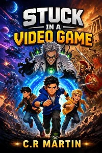 Stuck A Video Game: Sci-Fi Adventure Novel for Kids Aged 9 and Up Who Love Games – Featuring Friendship, Bravery, Never Giving