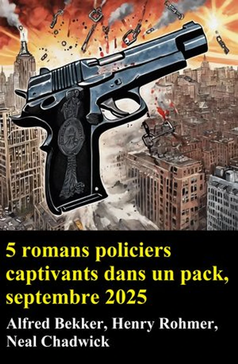 5 romans policiers captivants dans un pack, septembre 2025