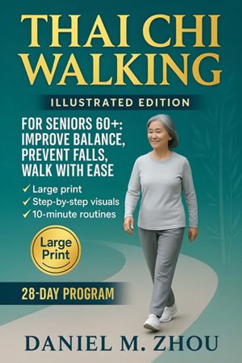 Thai Chi Walking: For Seniors Over 60 – Easy At Home Exercises to Improve Balance, Prevent Falls and Walk with Confidence