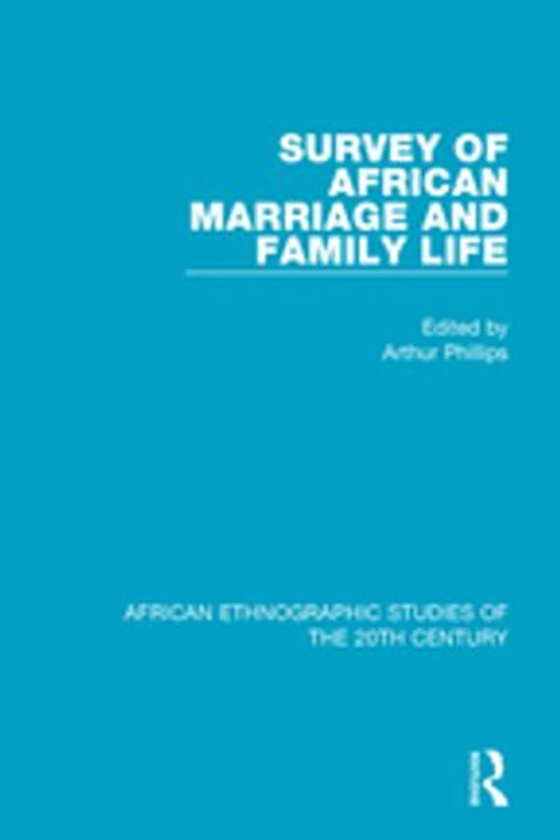 Survey Of African Marriage And Family Life