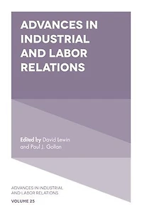 Advances Industrial and Labor Relations