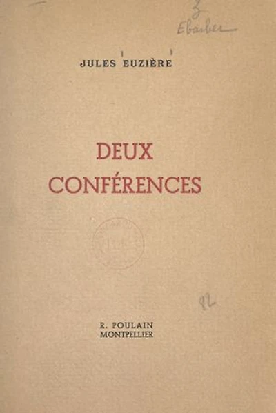 Deux conférences : Le dirigisme médical. Xavier Atger et la physiognomonie: Conférences faites le 11 mars 1947 et le 28 février 1948, à Montpellier