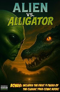 Alien vs. Alligator: A Cinematic Graphic Novel with Bonus Retro 1960s-Style Comic