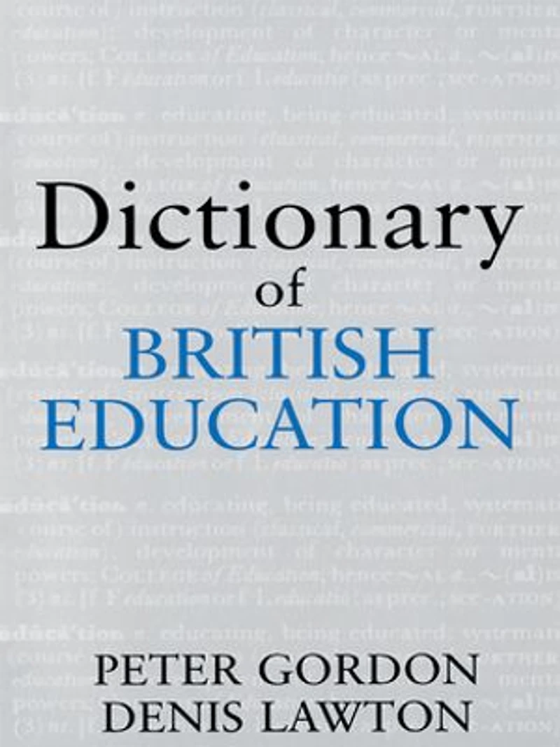 Dictionary of British Education