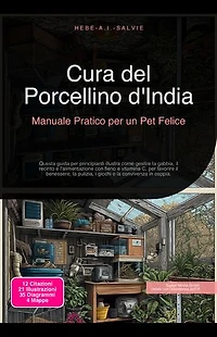 Cura del Porcellino d'India: Manuale Pratico per un Pet Felice: Questa guida per principianti illustra come gestire la gabbia, il recinto e l'alimentazione con fieno e vitamina C, per favorire il benessere, la pulizia, i giochi e la convivenza in coppia.