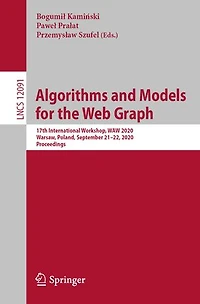 Algorithms and Models for the Web Graph: 17th International Workshop, WAW 2020, Warsaw, Poland, September 21-22, Proceedings