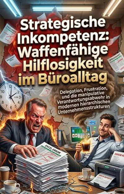 Strategische Inkompetenz: Waffenfähige Hilflosigkeit im Büroalltag: Delegation, Frustration, und die manipulative Verantwortungsabwehr in modernen hierarchischen Unternehmensstrukturen
