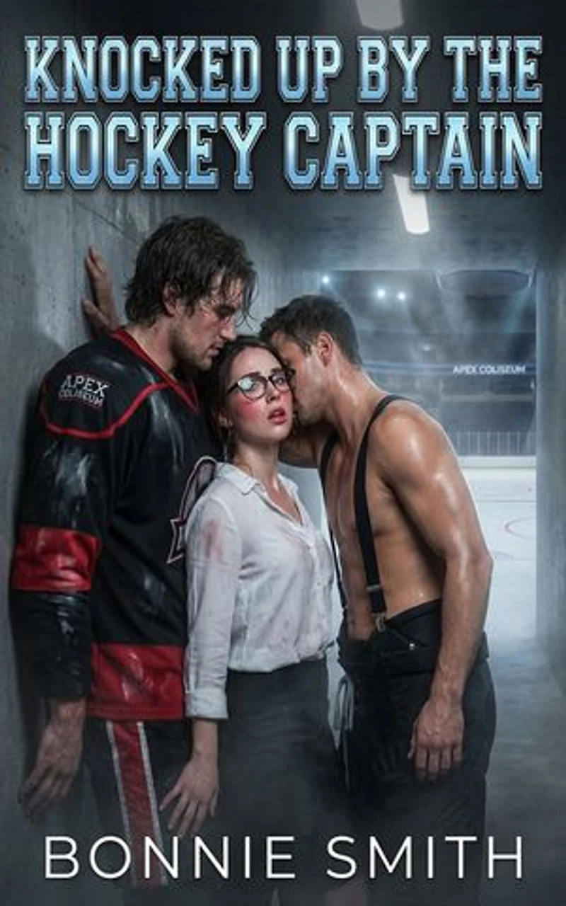 Knocked up by the Hockey Captain: A Dark Sports Ménage Romance