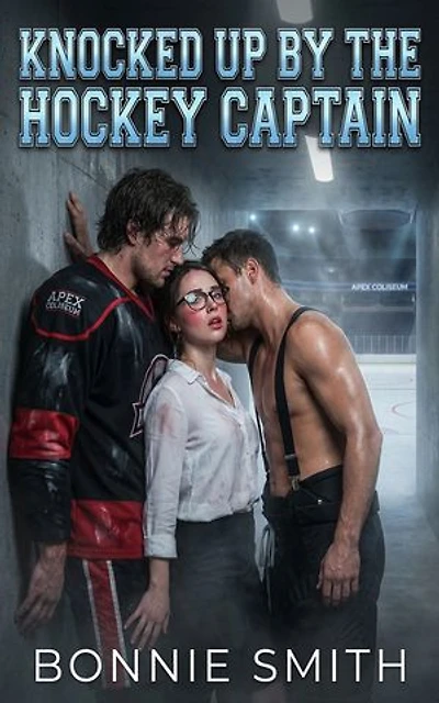 Knocked up by the Hockey Captain: A Dark Sports Ménage Romance