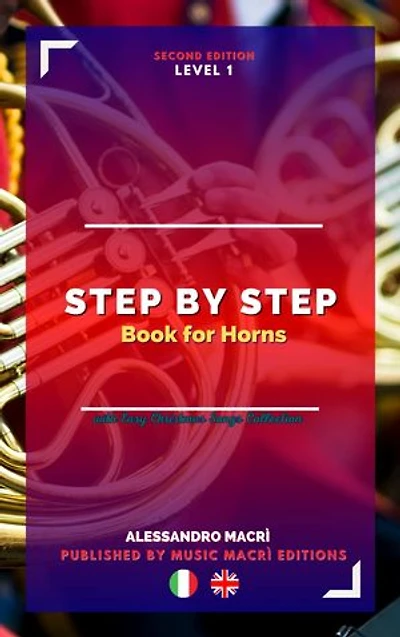 STEP by STEP Book for Horns Level Italian/English