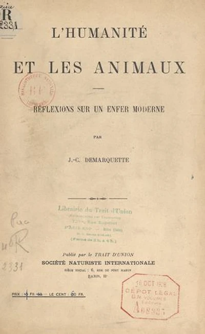 L'humanité et les animaux: Réflexions sur un enfer moderne