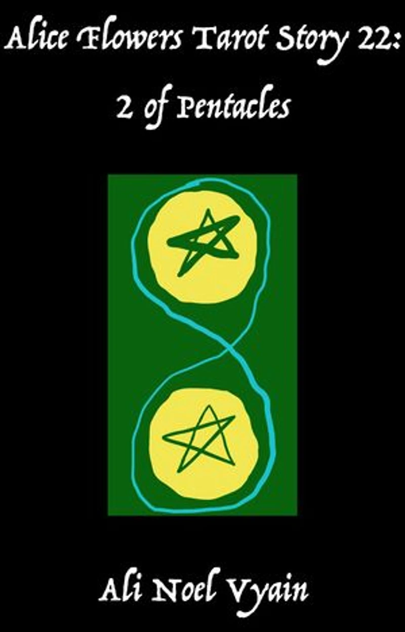 2 of Pentacles: Alice Flowers Tarot, #22