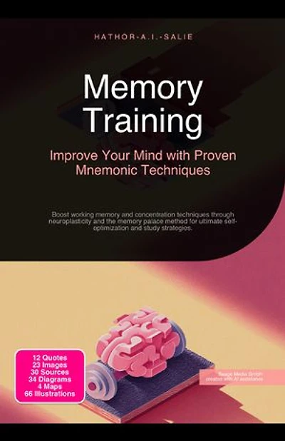 Memory Training: Improve Your Mind with Proven Mnemonic Techniques: Boost working memory and concentration techniques through neuroplasticity and the memory palace method for ultimate self-optimization and study strategies.