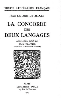La Concorde des deux Langages