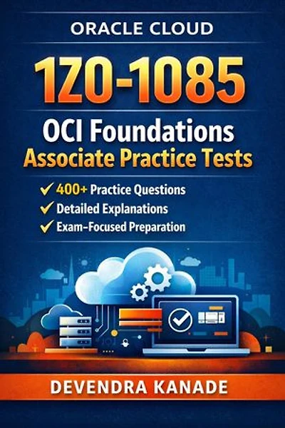 1Z0-1085 OCI Foundations Associate Practice Tests 400+ Questions with Detailed Explanations: Oracle Certification Practice Tests Series