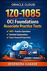1Z0-1085 OCI Foundations Associate Practice Tests 400+ Questions with Detailed Explanations: Oracle Certification Practice Tests Series