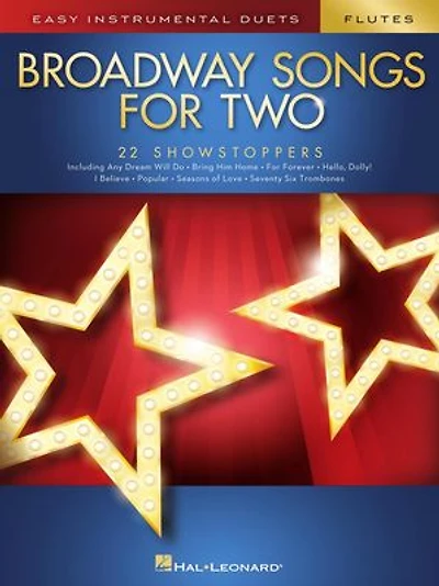 Broadway Songs For Two Flutes: Easy Instrumental Duets