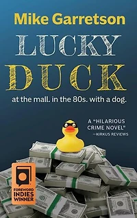 Lucky Duck: At the mall, in the 80s, with a dog