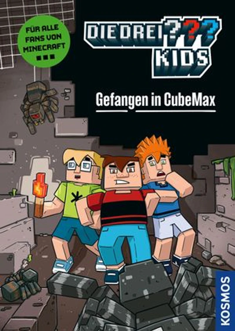 Die drei ??? Kids, Gefangen in CubeMax (drei Fragezeichen Kids): Ein spannender Comicroman für alle Fans von Minecraft & Co ab 8 Jahren - leicht lesbar durch reduzierte Textmenge und viele bunte Comicseiten.