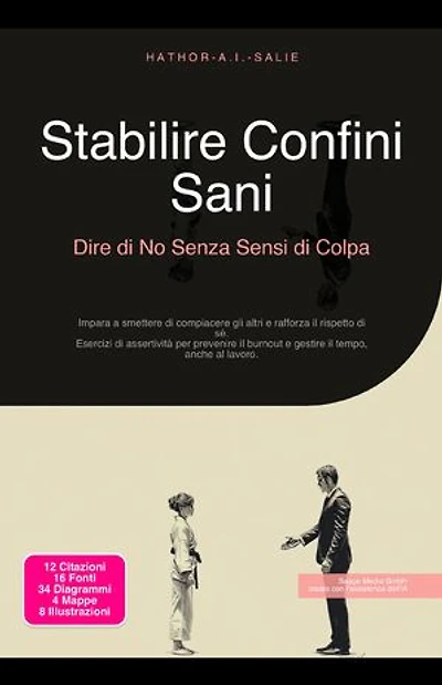 Stabilire Confini Sani: Dire di No Senza Sensi di Colpa: Impara a smettere di compiacere gli altri e rafforza il rispetto di sé. Esercizi di assertività per prevenire il burnout e gestire il tempo, anche al lavoro.
