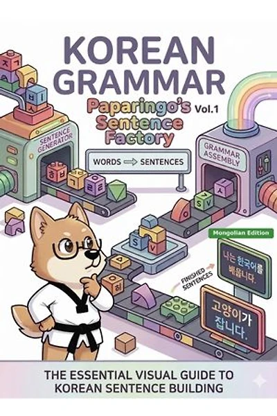 Korean Grammar: Paparingo’s Sentence Factory Vol.1: Түүхээр дамжуулан солонгос хэлний дүрэм сурах