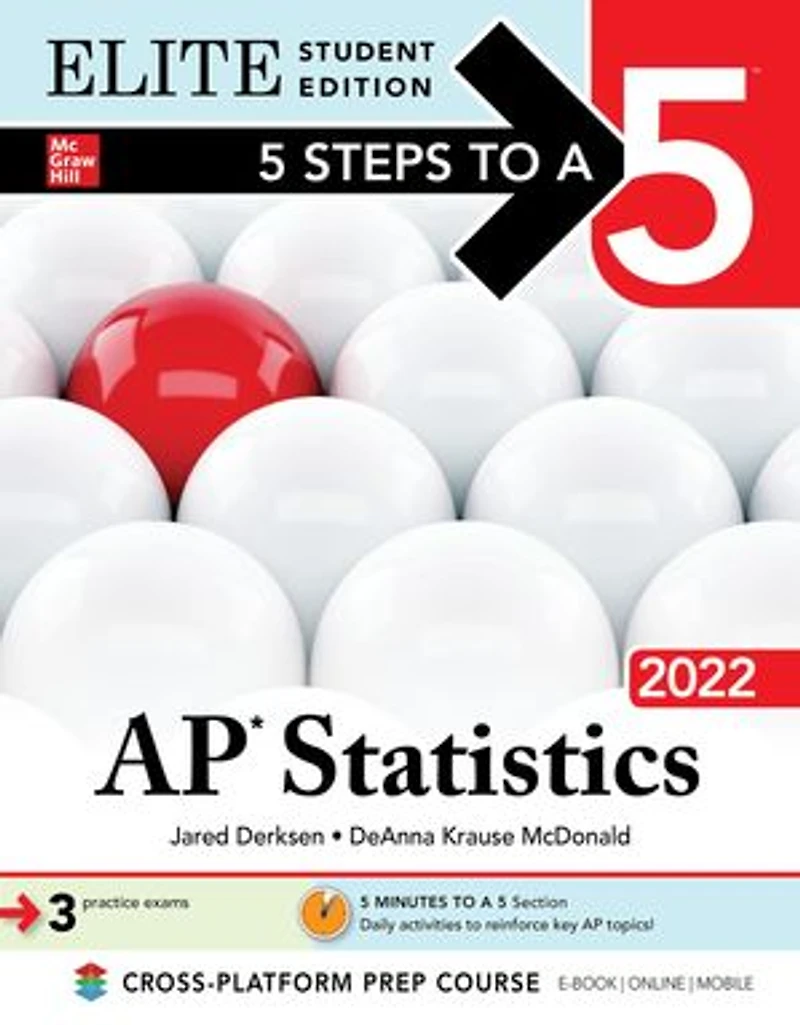 5 Steps to a 5: AP Statistics 2024 Elite Student Edition
