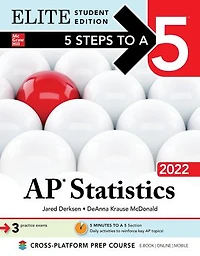 5 Steps to a 5: AP Statistics 2024 Elite Student Edition