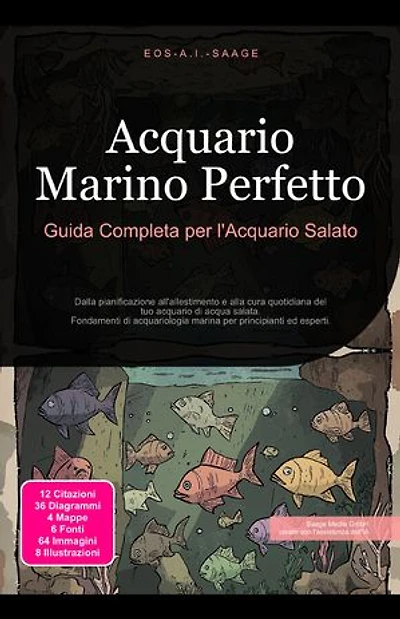 Acquario Marino Perfetto: Guida Completa per l'Acquario Salato: Dalla pianificazione all'allestimento e alla cura quotidiana del tuo acquario di acqua salata. Fondamenti di acquariologia marina per principianti ed esperti.
