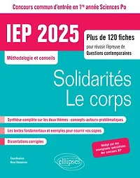 CONCOURS COMMUN IEP 2025: Solidarités / Le corps