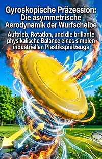 Gyroskopische Präzession: Die asymmetrische Aerodynamik der Wurfscheibe: Auftrieb, Rotation, und die brillante physikalische Balance eines simplen industriellen Plastikspielzeugs