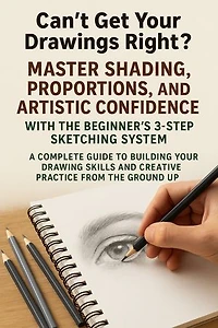 Can’t Get Your Drawings Right? Master Shading, Proportions, and Artistic Confidence with the Beginner’s 3-Step Sketching System