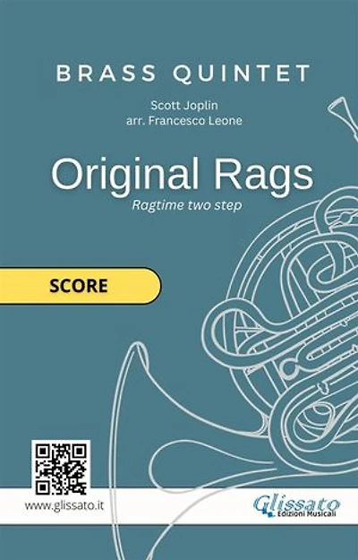Brass Sheet Music for Quintet: Original Rags (score): intermediate level