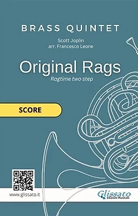 Brass Sheet Music for Quintet: Original Rags (score): intermediate level