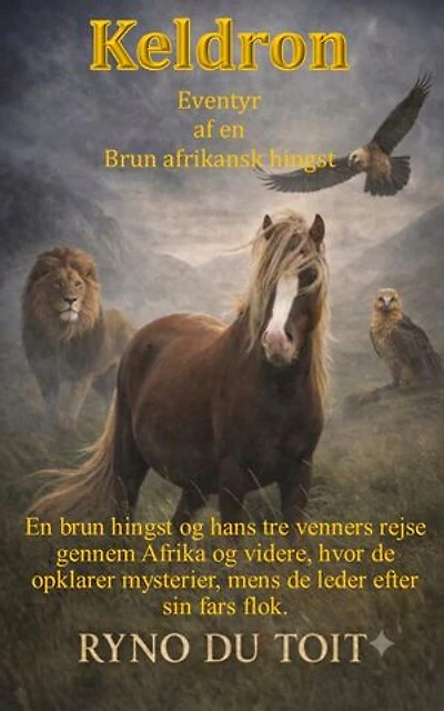 Keldron, Eventyrene af Brun afrikansk hingst: Historien om en brun hingst og hans tre venner, der rejser gennem Afrika og videre, og opklarer mysterier, mens de håndterer hverdagens problemer.