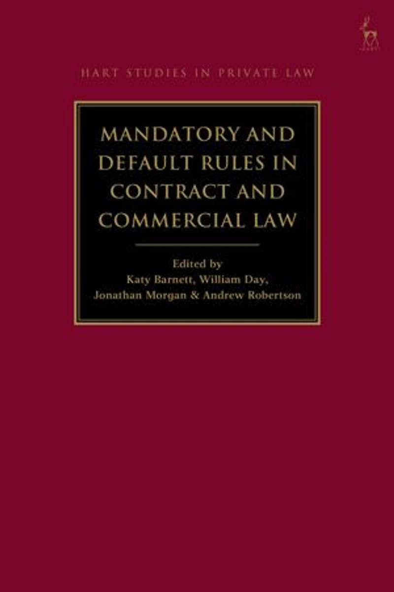 Mandatory and Default Rules Contract Commercial Law