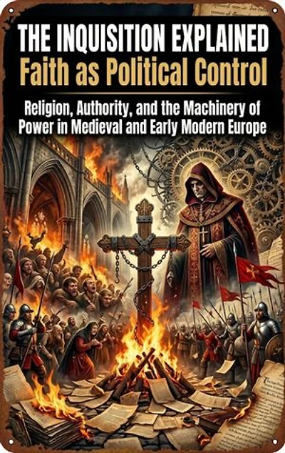 The Inquisition Explained: Faith as Political Control: Religion, Authority, and the Machinery of Power in Medieval and Early Modern Europe
