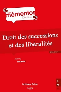 Droit des successions et libéralités 3ed