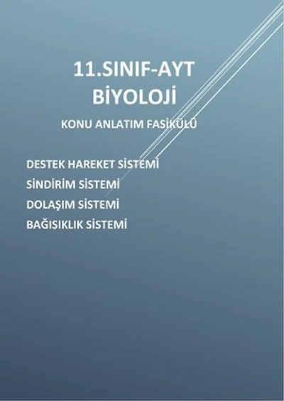 11.SINIF-AYT-BİYOLOJİ-İNSAN FİZYOLOJİSİ-2 KONU ANLATIM