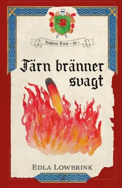 Järn bränner svagt