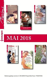 12 romans Passions + 1 gratuit (n°719 à n°724 - Mai 2018)